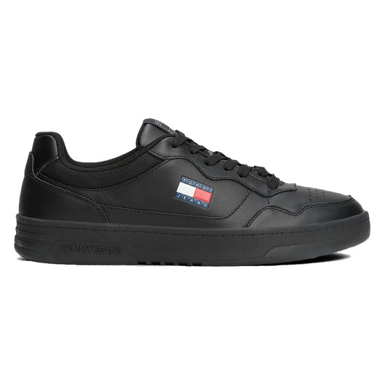 Tommy Hilfiger Leather Cupsole Fine Cleat Trainers